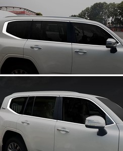 2021-2023 LC300 Acier inoxydable Fenêtres Garnitures Plaque Couverture Car Styling Accessoire Extérieur pour Land Cruiser LC300 2023 - Product Image 6