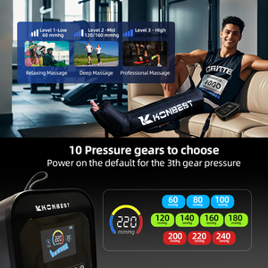 Masseur de jambes à compression d'air DVT avec <span class=keywords><strong>manchon</strong></span> de <span class=keywords><strong>drainage</strong></span> <span class=keywords><strong>lymphatique</strong></span> pour la relaxation des pieds et des jambes Presoterapia Para Casa - Product Image 4