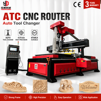 Machine de découpe CNC pour le travail du bois et le meuble, routeur CNC 1325 ATC pour le bois contreplaqué, prix du routeur CNC