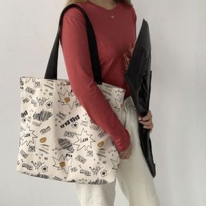 Bolsa de Lona de Gran Capacidad con Asas, Ecológica, Duradera, Reutilizable, Reciclable, Adaptable, para Compras y Ocio, Económica - Product Image 6