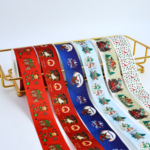 थोक उच्च गुणवत्ता वाले क्रिसमस ट्री रिबन सैटिन रिबन रोल पैकेजिंग बैग के लिए ठोस डिजाइन मुद्रित - Product Image 6