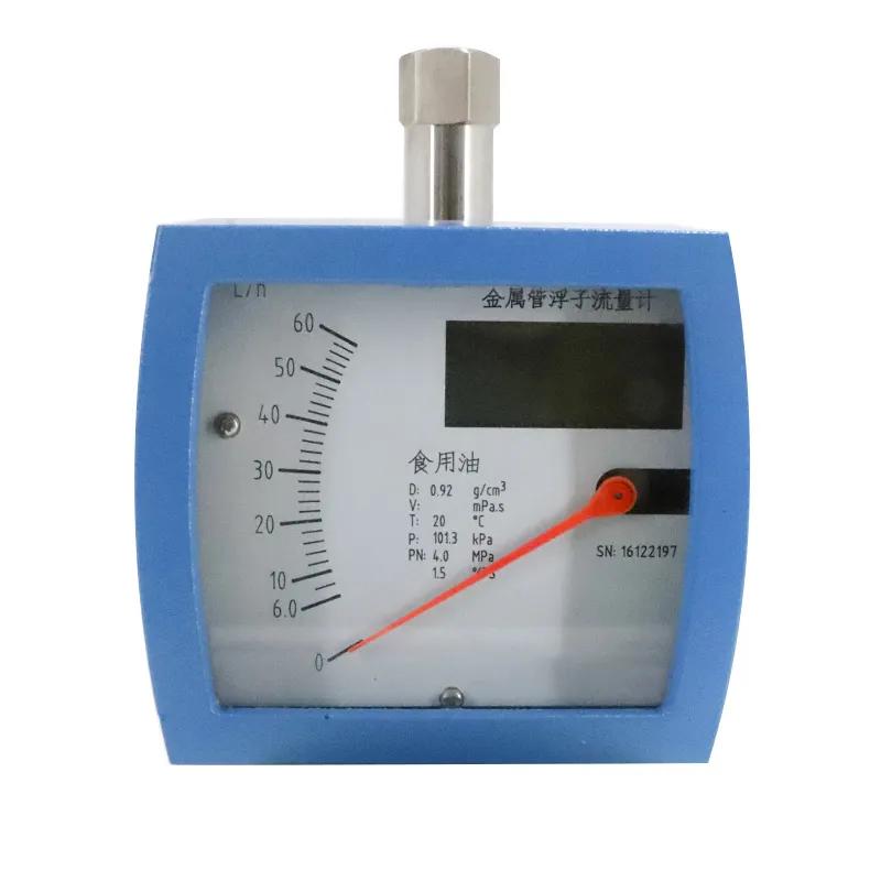 High Accuracy Electric 4-20ma Remote Transmission Liquid Gas Metal Tube Flow Measurement Meter Variable Area Flow Switch
