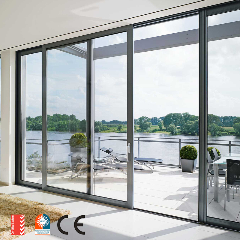 Modern Style Balcony Slim Frame Sliding