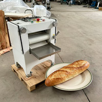Mesin Pembentuk Adonan Roti Mini, Mesin Pencetak dan Penggiling Adonan, Mesin Pembuat Roti Baguette dan Roti Panggang