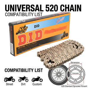 Chaîne de <span class=keywords><strong>moto</strong></span> à joint torique durable de qualité supérieure HD VX 420 428 428 <span class=keywords><strong>520</strong></span> 520h chaîne pour <span class=keywords><strong>moto</strong></span> - Product Image 5