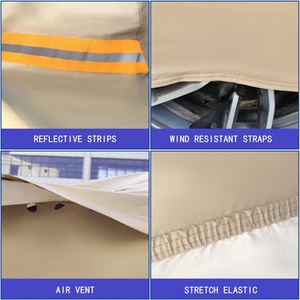 Car Cover with Automatic <b>Remote</b> <b>Control</b> Polyester Material UV Protection & Waterproof <b>Universal</b> Fit - Product Image 3
