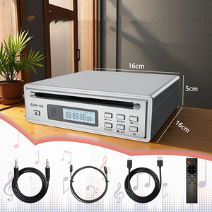Lecteur CD Bluetooth bidirectionnel avec fonction de ripage de CD, sortie optique USB et AUX, télécommande, appareil audio pour la maison et la voiture, idéal pour l'étude - Product Image 6