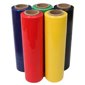 Lldpe pallet pellicola termoretraibile rotolo stretch cling involucro insilato avvolgimento campione libero di pellicola di plastica da imballaggio