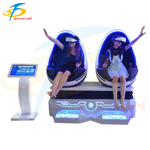 Chaise de cinéma d'oeufs de 9D VR VR lunettes de la machine intelligente de jeu de parc d'attractions de casque de réalité virtuelle HD VR - Product Image 5