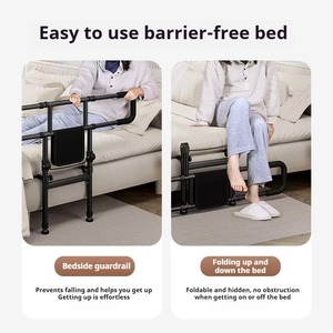 High-<b>end</b> Design Bedside Handrails Height Adjustable <b>Bed</b> Assist Rail for Seniors - Product Image 4