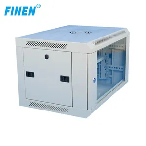 Finen cabinet network 4u 6u 9U 12u 15u wall mount cabinet rack for data entry with 19" networking equipment