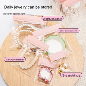 Becan Jewelry Sealed Bag Storage Bag Jewelry Pvc <strong>Pouches</strong> Jewelry Earrings <strong>Nails</strong> Rings Necklaces Storage Bags Gift Packing <strong>Pouch</strong> - Product Image 2