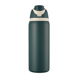 Nuevo Termo Ecológico de Acero Inoxidable 304 con Tapa Rebotadora, Botella Deportiva de Vacío de 32oz para Uso en Exteriores - Product Image 2