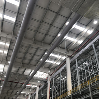 Ensemble de conduits d'air carrés de style industriel, résistants au feu, en tissu, de haute qualité professionnelle, avec une capacité de débit d'air élevée, niveau B1