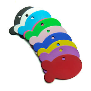 Plaques d'identification pour animaux de compagnie en aluminium anodisé en forme de <span class=keywords><strong>poisson</strong></span>, 10 couleurs, durables, gravées au laser, pour chats et chiens, technique de marquage - Product Image 3