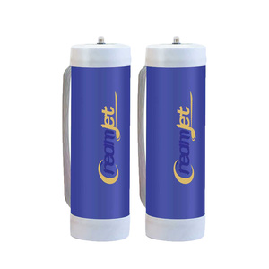 Bouteille de gaz CO2/N2 haute pression Creamjet France pour crème fouettée, pour outils de pâtisserie - Product Image 1