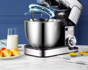 Stand Household Professional Stand Food <b>Mixer</b> 200W Egg Cake Beater Dough <b>Mixer</b> Electric <b>Bread</b> Machines Electrical Food Processor - Product Image 4
