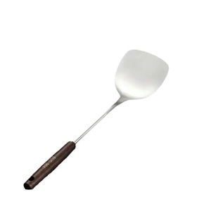 Stainless Steel Spatula Thickened Wood Handle Heat Resistant Kitchen Cooking Utensil For Frying Stir Fry - Product Image 4