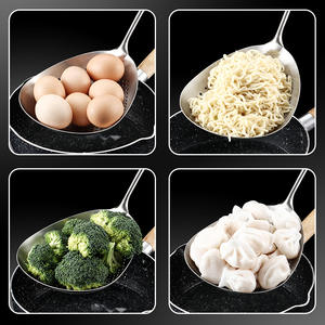 กระชอนกรองอาหารสแตนเลส 304 สำหรับทำอาหารประเภทตุ๋น หม้อไฟ ทำเกี๊ยว ตาข่ายใหญ่เอนกประสงค์ - Product Image 1