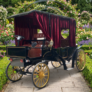 Chariot Équestre Électrique de Haute Qualité pour Visites Touristiques, Carrosse Traîné par des Chevaux, Manège de Parc d'Attractions, Chariot de Transport Équestre - Product Image 4