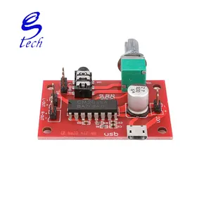 Placa de som compatível com PM2038 LM4863 amplificador de potência de alta qualidade, amplificador estéreo CM2038, amplificador de som DC5V alimentado por USB, de alta qualidade