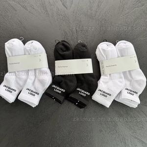 Lot de 6 Paires Chaussettes de Sport de Course Personnalisées Mi-Mollet Unisexe Homme Cheville Haute Qualité Élite Basketball Extérieur Épaisses en Coton Bouclette - Product Image 5