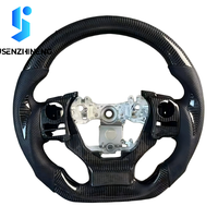 Volant chauffant personnalisé en fibre de carbone avec LED pour Lexus Is250/Is350/Ls430/GS350/ct200h F Sport 2013 2014 2015 2016 2017 2020