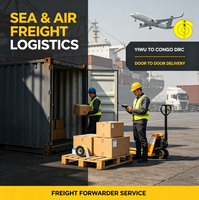 Transport aérien de Yiwu, Chine, vers le Congo RDC Kinshasa, service de logistique express DHL FedEx UPS, livraison porte-à-porte DDP
