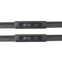 Essuie-glace d'origine pour voiture, lot de 2, caoutchouc naturel souple sans armature, baïonnette T6 pour bras, pour Mini, pour Renault