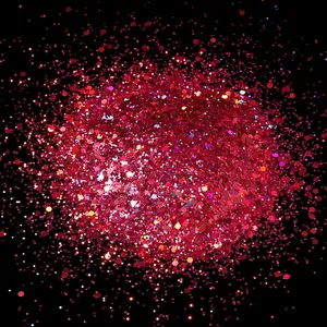 50g de paillettes hexagonales holographiques, flocons de résine époxy, paillettes laser brillantes pour remplissages de résine époxy DIY, nail art - Product Image 6