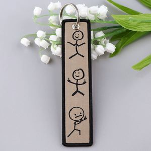 Llavero Personalizado con Bordado, Llavero Bordado de Anime, Etiqueta Bordada de Doble Cara, Logotipo de Anime, Etiqueta con Nombre - Product Image 5