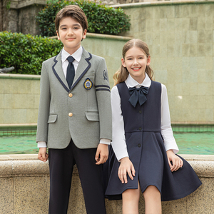 Mùa Thu Mùa Đông Anh Đại Học Phong Cách Ba-Mảnh Đồng Phục Học Sinh Thiết Lập Cho Bé Trai & Cô Gái Tiểu Mẫu Giáo Lớp Đồng Phục - Product Image 3