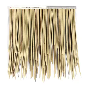 High quality artificial fabricated fireproof synthetic palm thatch roofing