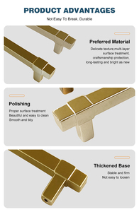 Poignée de meuble carrée moderne en alliage de zinc meilleur prix bouton de traction à haute dureté pour chambre à coucher cuisine commode tiroir appartement - Product Image 4