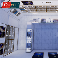 Usine de mobilier de magasinage de Guangzhou, mobilier de magasin de bijoux de style nouveau professionnel, conception de mobilier de magasin de bijoux de marque