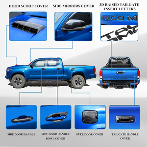 <strong>Car</strong> Carbon Fiber Center Console Steering Wheel Button Panel Molding Trim Cover for Toyota 3rd Gen Tacoma Auto Exterior Parts - Product Image 2