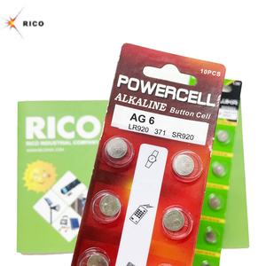 Best Selling Alkaline 1.5V AG6 LR920 Button <b>Coin</b> Cell <b>Battery</b> for Toys Consumer Electronics Alarm Watches - Product Image 6