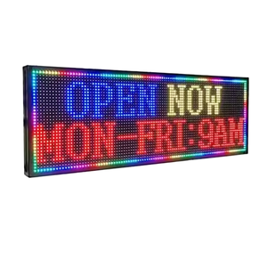 Insegna a LED a colori/singolo colore con display a cifre mobili per negozi al dettaglio con porta RS232/RS485 e software di sviluppo personalizzato - Product Image 2