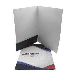 Dossier de présentation de recrutement de personnel exécutif haut de gamme, fente pour cartes raffinée, impression UV, promotion commerciale pour - Product Image 5