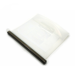 Sac de conservation alimentaire en silicone réutilisable, sans BPA, résistant aux fuites, avec fermeture éclair, compatible micro-ondes, facile à nettoyer, qualité alimentaire - Product Image 5