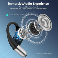 Écouteurs Traducteurs Vocaux Bidirectionnels en Temps Réel 133+ Langues IA, Sans Fil V5.4 OWS Open-Ear, Musique Hi-Fi et Appels