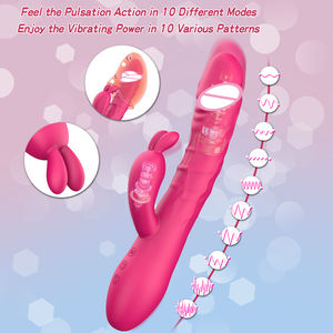 Sexspielzeug für Frauen, <span class=keywords><strong>Rabbit</strong></span>-<span class=keywords><strong>Vibrator</strong></span> aus körperfreundlichem Silikon, G-Punkt- und Klitorisstimulation, realistischer Dildo-<span class=keywords><strong>Vibrator</strong></span> für Erwachsene - Product Image 3