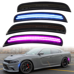 Blanc bleu rose ambre rouge Led feux de position latéraux pour Dodge Charger 15-23 SRT Hellcat R/T Scat Pack Widebody <span class=keywords><strong>Redeye</strong></span> Fender Lamps - Product Image 2
