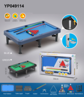 Table de billard miniature 43-66 cm en plastique, jeu de société pour enfants, jouet pour les loisirs parent-enfant, puzzle