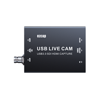 Dispositif de capture vidéo SDI HDMI vers USB 1080P 60fps, carte de capture SDI pour diffusion en direct, streaming, imagerie médicale, vidéoconférence