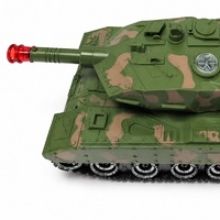Toptan Kamuflaj Deformasyonlu Savaş Tankı Robot Oyuncak 2'si 1 Arada Dönüşen Aksiyon Figürü Çocuklar İçin LED Işıklı
