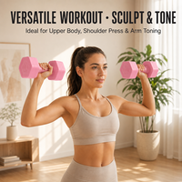 Ensemble d'haltères réglables FWP, noyau en acier détachable + ABS, tout inclus, adapté au yoga à domicile, à l'amincissement des bras