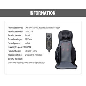 Alfombrilla de masaje shiatsu para espalda, producto en oferta, para fisioterapia, cuidado de la salud - Product Image 5