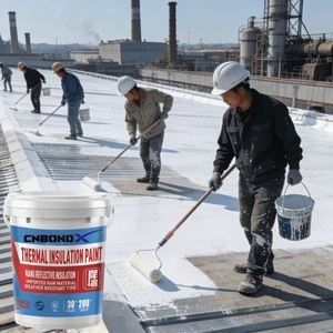 Pintura de Aislamiento Térmico Nano, Revestimiento Impermeable para Techos, Pintura Refrigerante con Reflejo de Calor para Tejas de Acero, Reflejo UV Térmico - Product Image 1