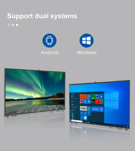 Tablero inteligente interactivo de la marca Amdox, <span class=keywords><strong>pizarra</strong></span> Nano de proyección 4K Android 13, equipo educativo de panel plano táctil de 40 puntos - Product Image 5